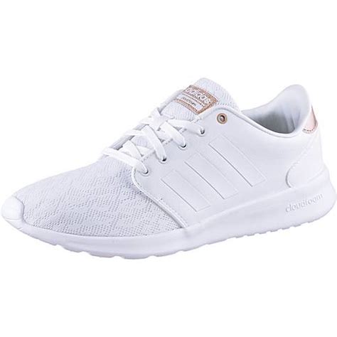 adidas cloudfoam qt racer damen weiß|adidas white cloudfoam.